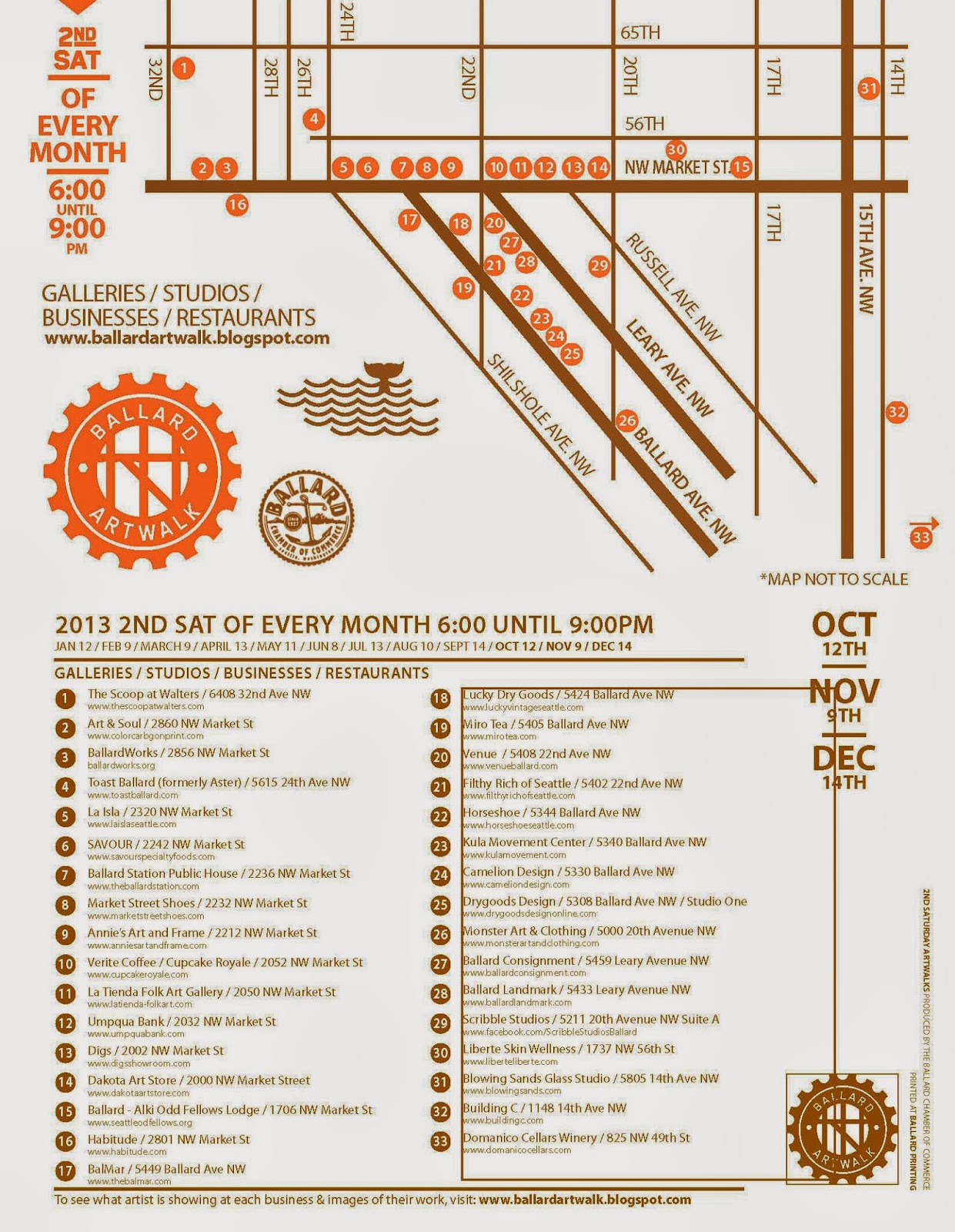 Seattle Art Calendar local art events guide