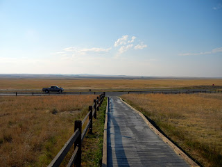 The Badlands National Park in South Dakota