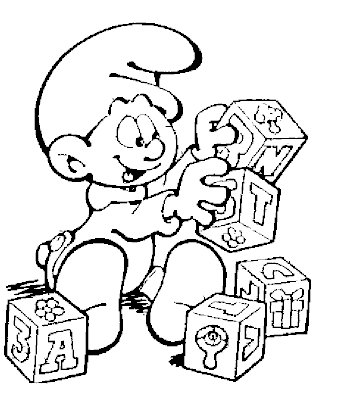 Smurf Coloring Pages