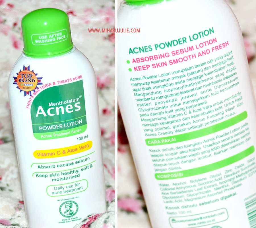 Mentholatum Acnes Powder Lotion & Spot Care Review indonesia beauty and