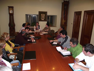 Reunión de la Comision Mixta , Fotografía de Archivo