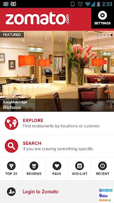 Indian Smartphone Users Must Have Android Apps Zomato