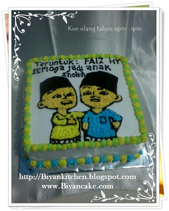 BIyanCakes: Kue Ulang tahun Upin-ipin