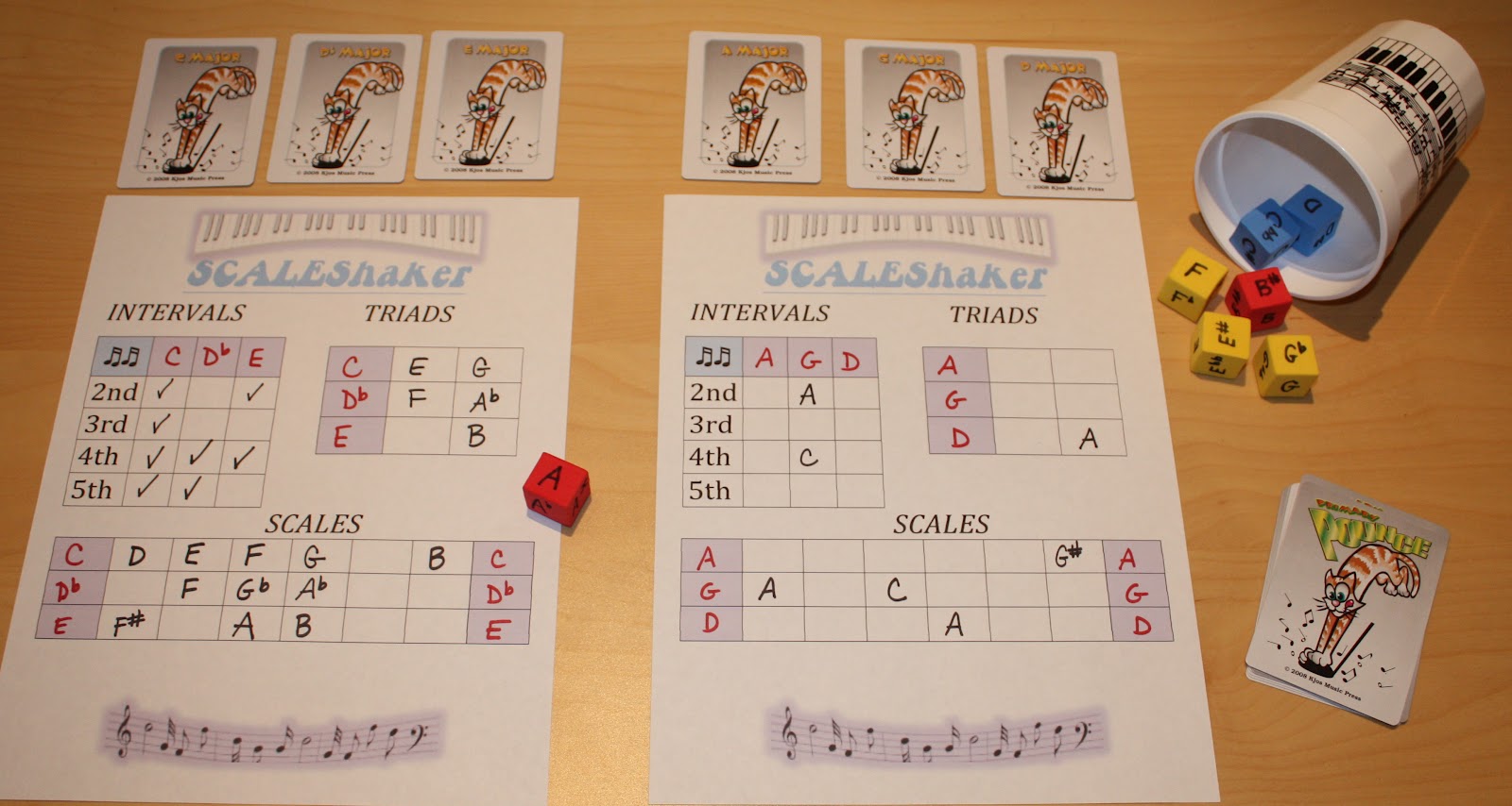 HiltonMusic Studio Scale Shaker Game