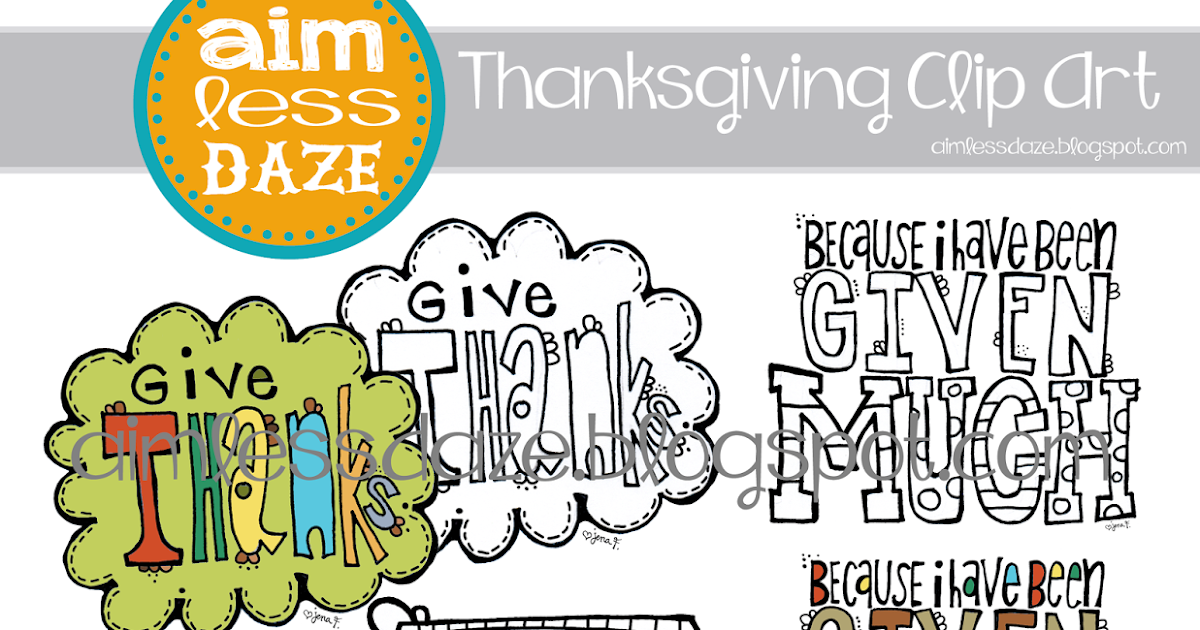 Aimless Daze: Thanksgiving Clipart
