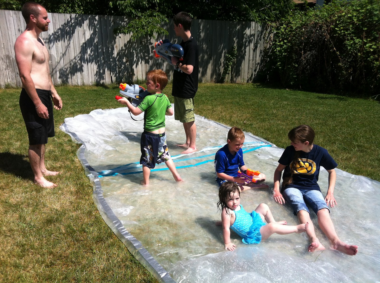 Utah County Mom Giant "water bed" outside sensory bag