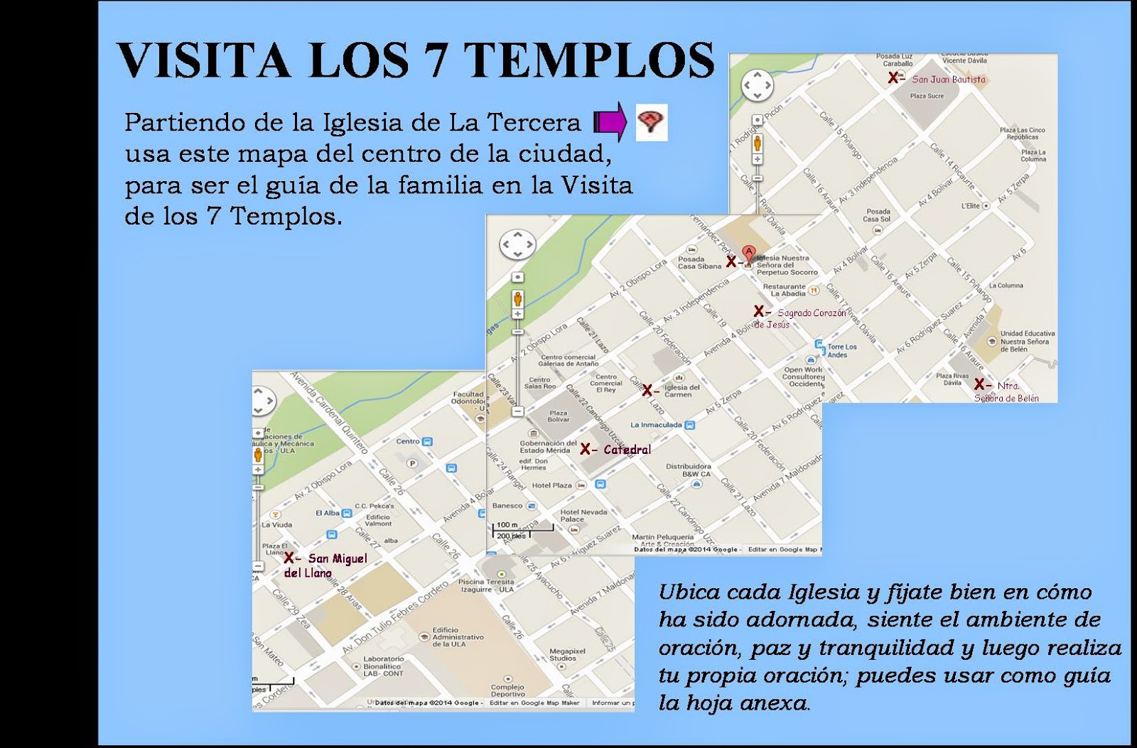 Catequesis Se TU el guía en la Visita de los 7 Templos.