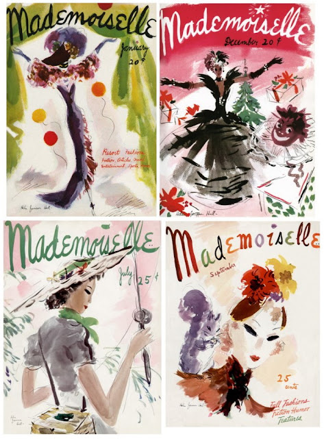 Helen Jameson Hall Mademoiselle Covers