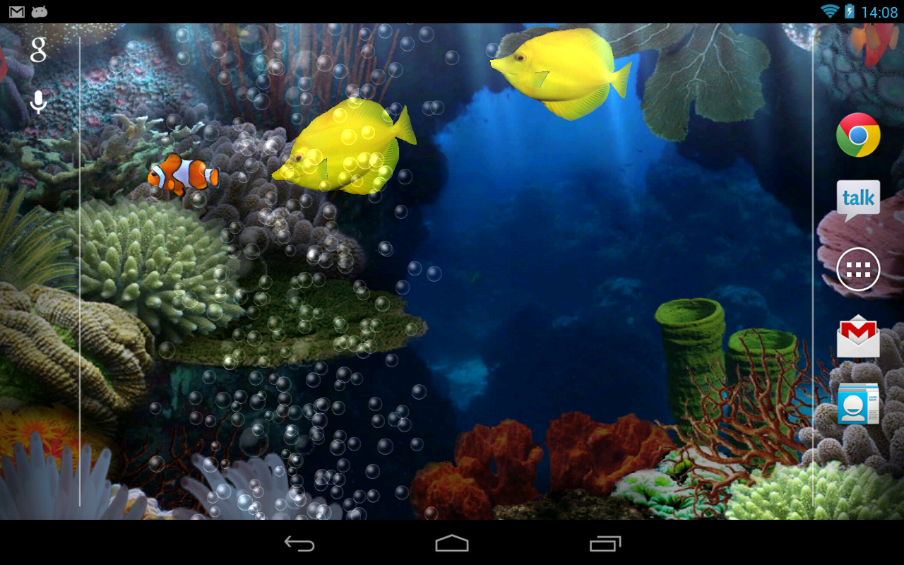 Kittehface Software: Aquarium Live Wallpaper v3.05
