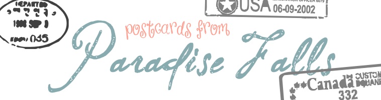 postcards from paradise falls