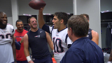 Patriots Life Video Patriots Locker Room Celebration After Beating Cardinals