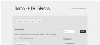HTML5Press Blogger Template, its design using html5 version,,agazine style grate template 