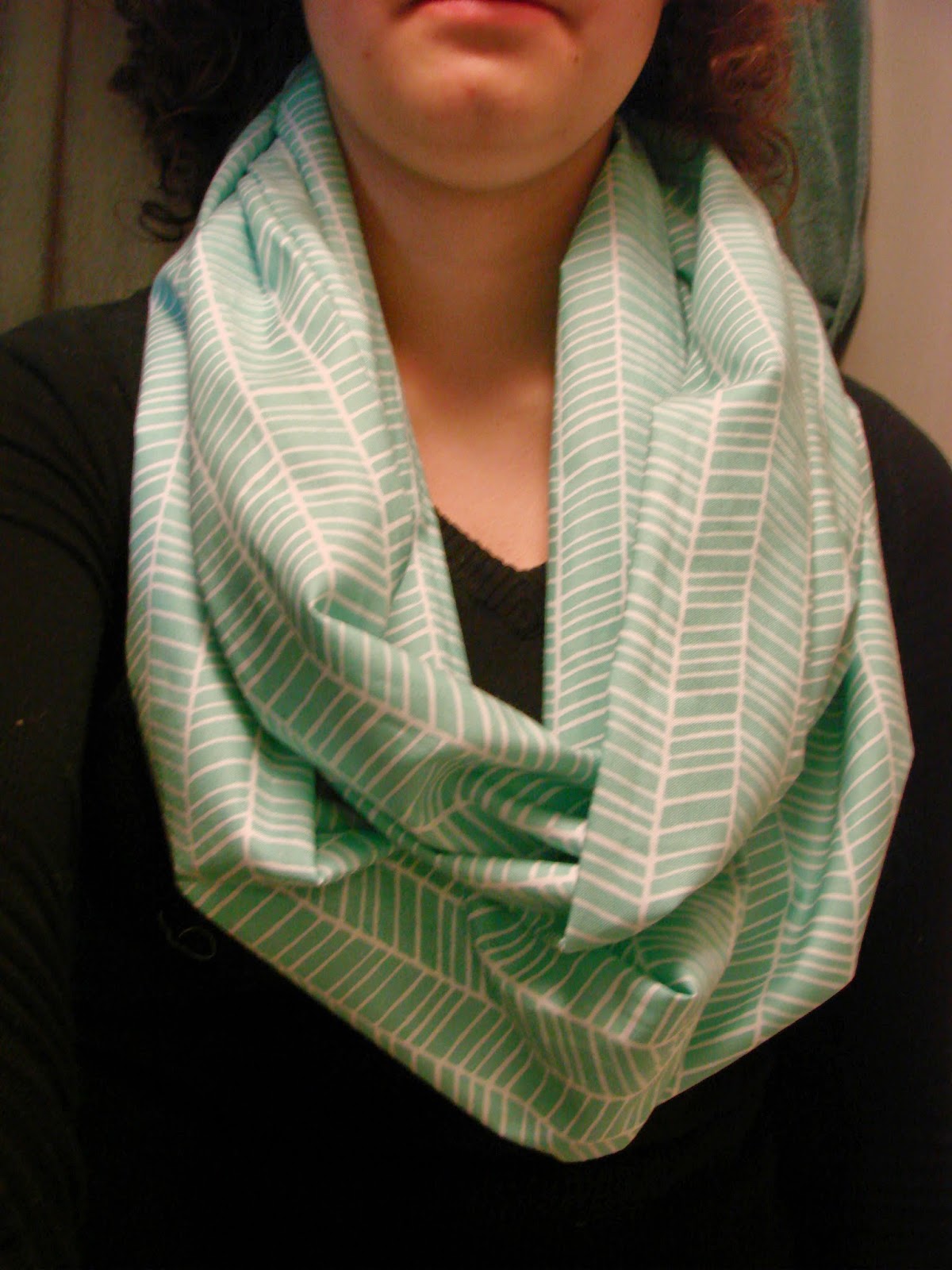 Christi's Sewing Corner Simple and Trendy Infinity Scarf HowTo