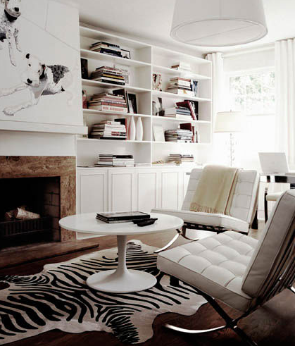 My Best Friend Craig Zebra Cowhide Rug