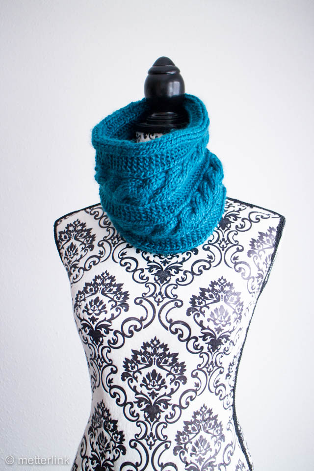 #germanscarfswap, stricken, schal, metterlink, Geschenk, Loop