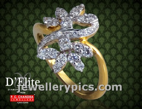pc chandra jewellers wedding ring collection with price