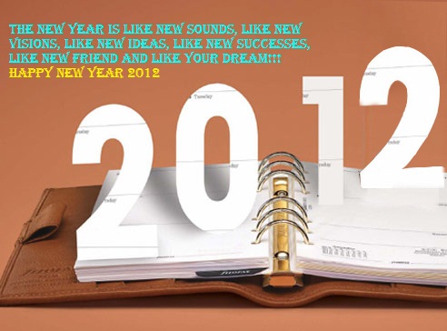 Happy New Year 2012 Designed