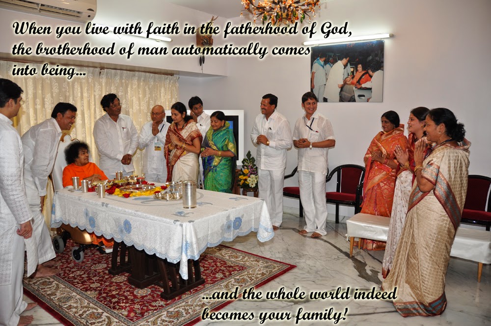 The happy luncheon session at the Jadhav home wherein Swami ate almost nothing and used the visit to