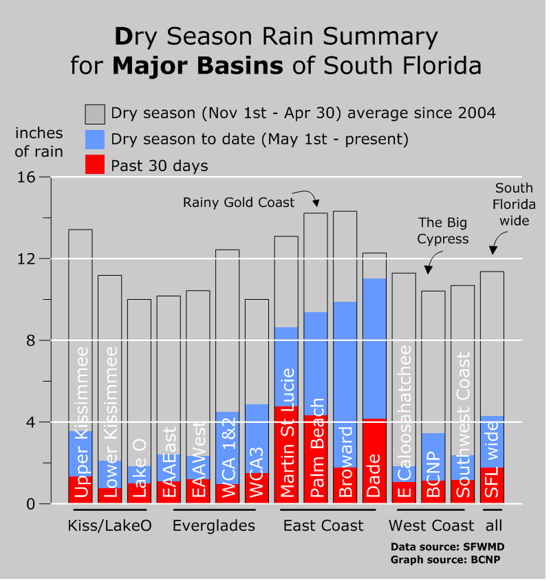 Florida Rainy Season Chart