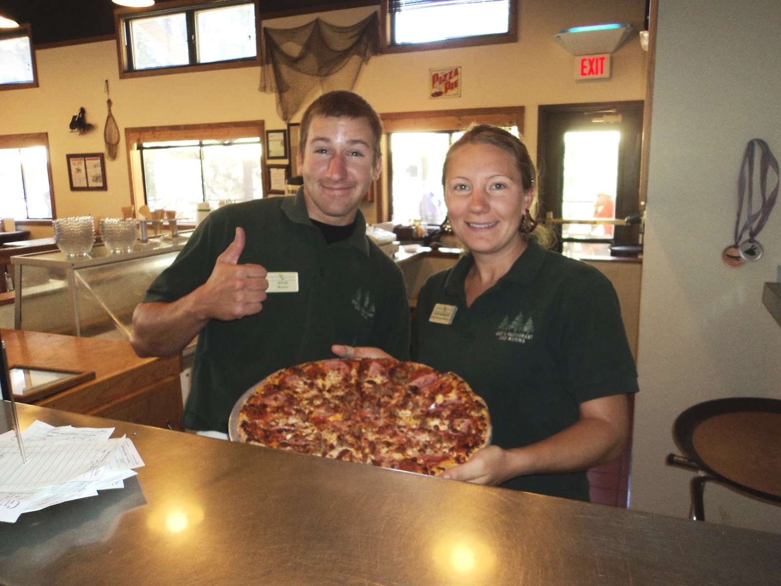Signal Mountain Lodge Summer means Leeks Pizza!!