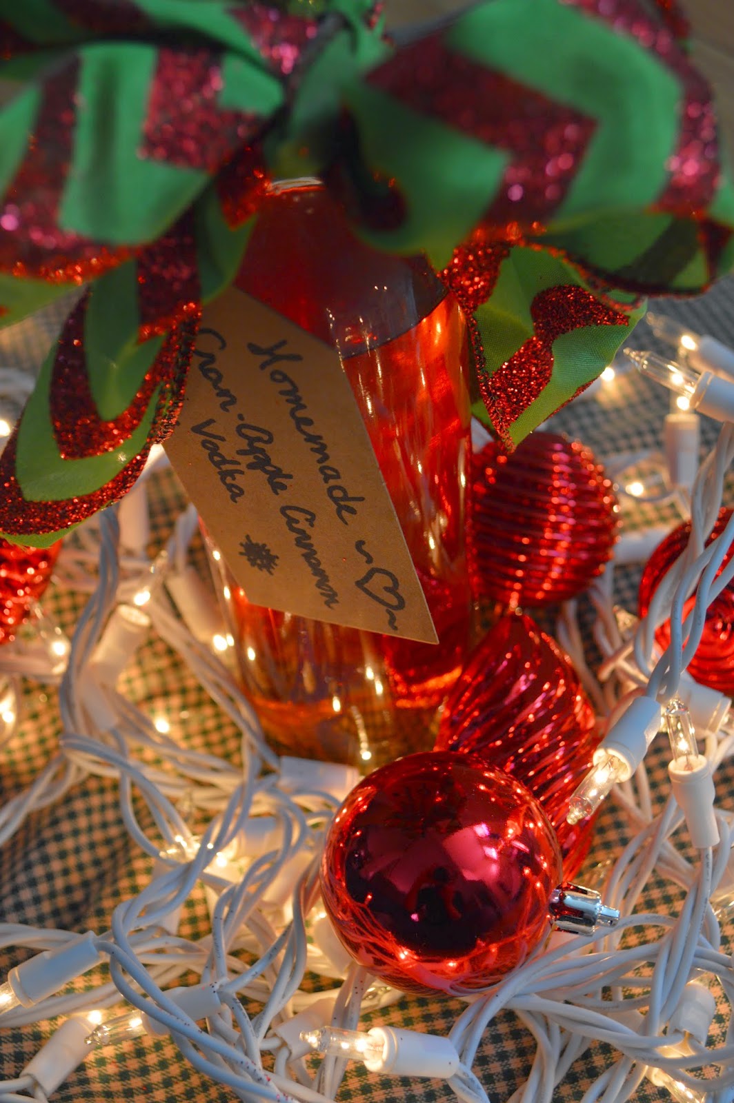 From Scratch Cranberry Apple Cinnamon Vodka