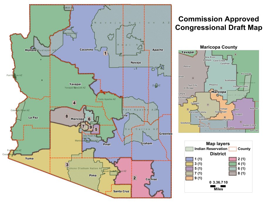 GIS Dixon Spatial Consulting 11/8/2011 new Congressional District maps