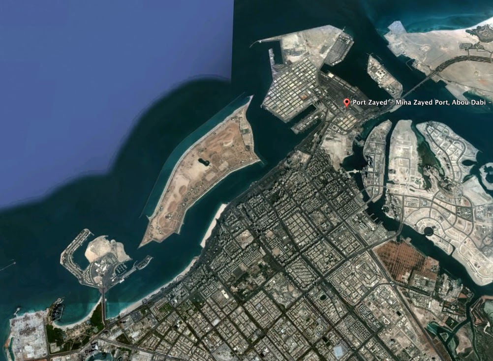 LA MARCOPHILIE NAVALE Abu Dhabi La base navale moyen Orient 2013 Port