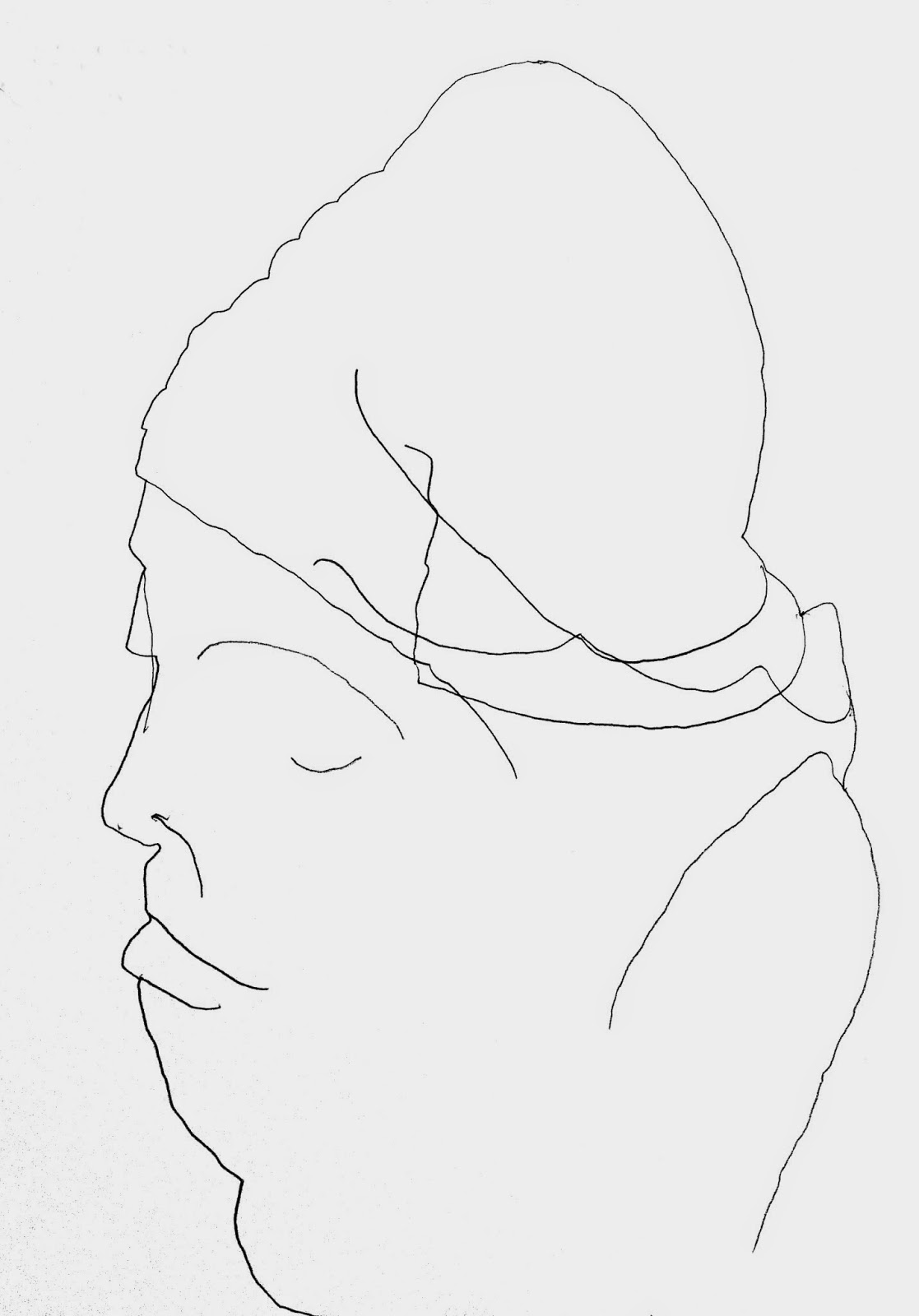 Contour Line Drawing Of A Cat : Learning to draw see outlines and blind