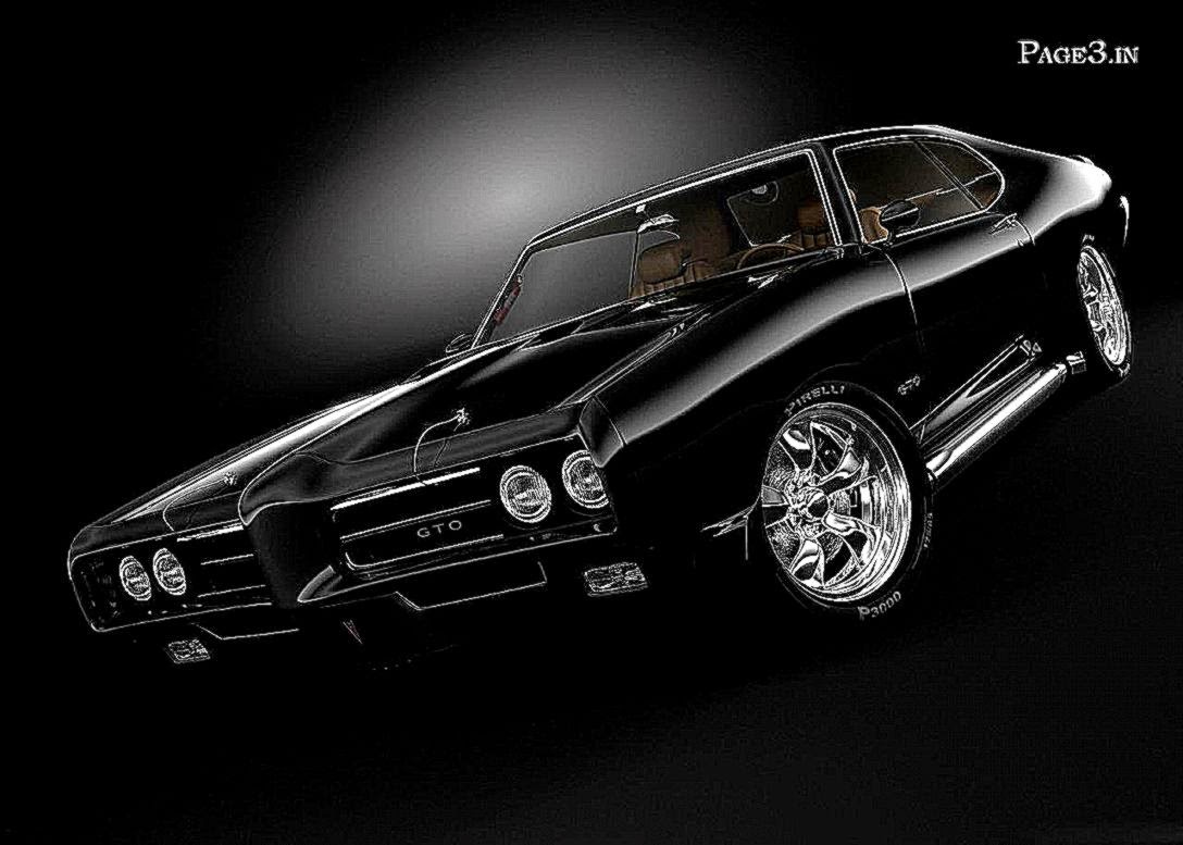 Black Classic Cars Wallpaper Hd