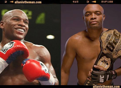 Anderson Silva vs Floyd Mayweather Jr.