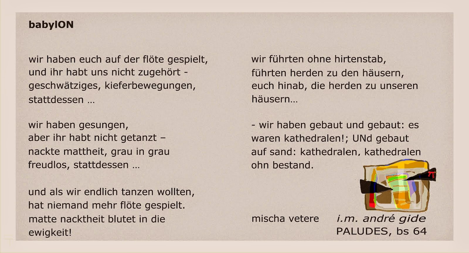 mischa vetere suhrkamp UNbedingte SOLIDARITÄT die geistige revolution andré gide armin bollinger