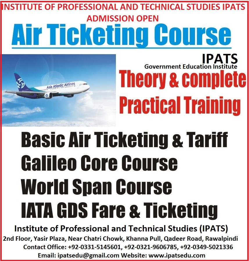 Airlines Reservations, eTicketing & PNR Management Training course outline:   Lesson 1 - Introducti