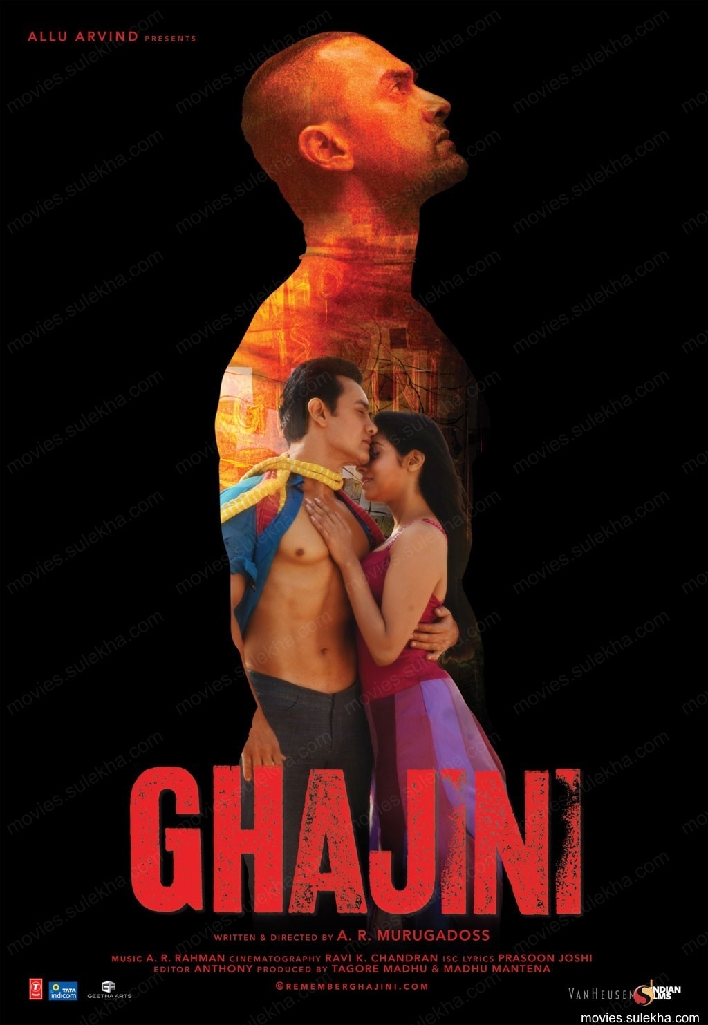 Ghajini filminden bilgisayarınızın masaüstü için 15 adet wallpaper