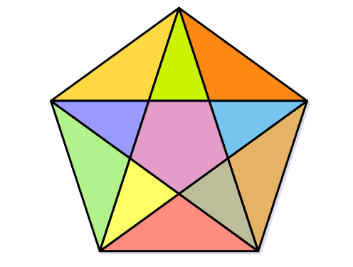 Brain teasers triangle puzzle