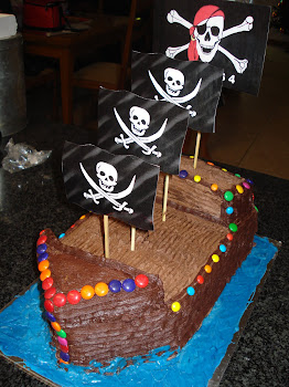 Pirate Ship Cake