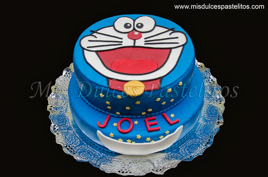 Mis Dulces Pastelitos: Tarta de cumpleaños Doraemon - Joel
