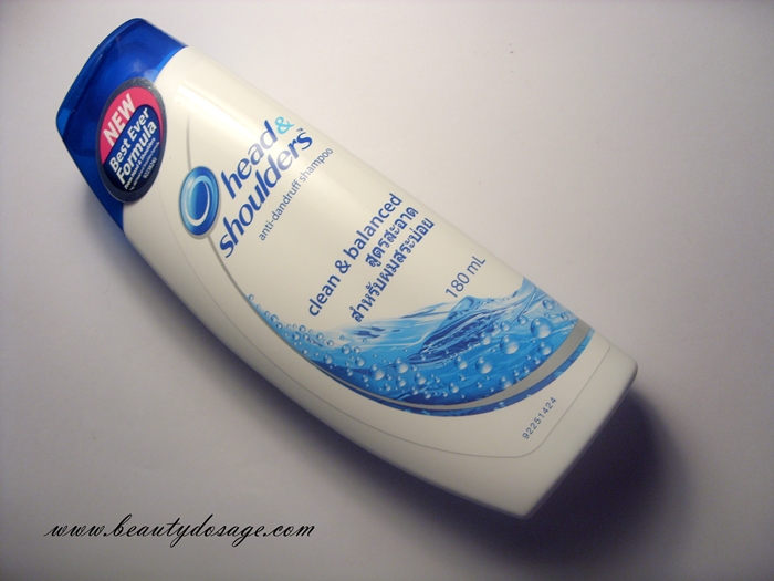 Review Head and shoulders clean and balanced Beauty Dosage