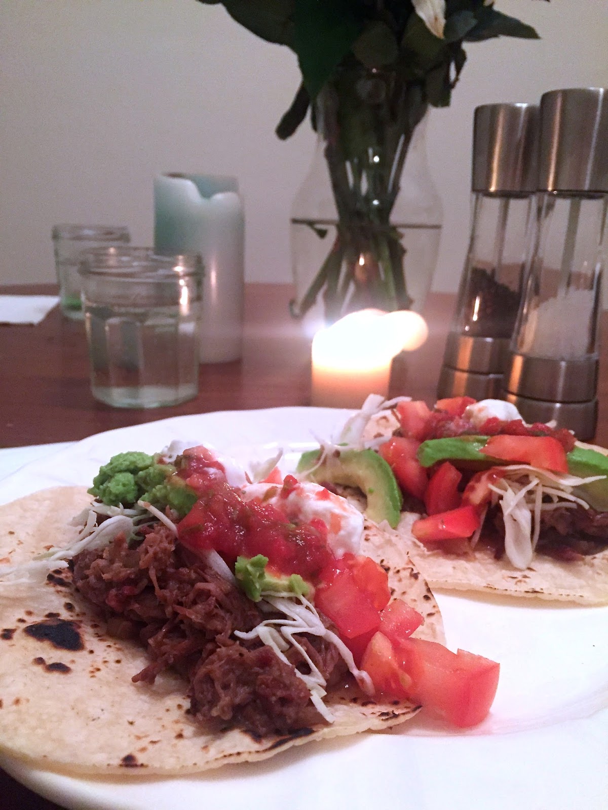 China's Plate Shredded Pot Roast Tacos