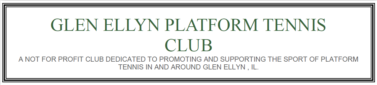              Glen Ellyn Platform Tennis Club