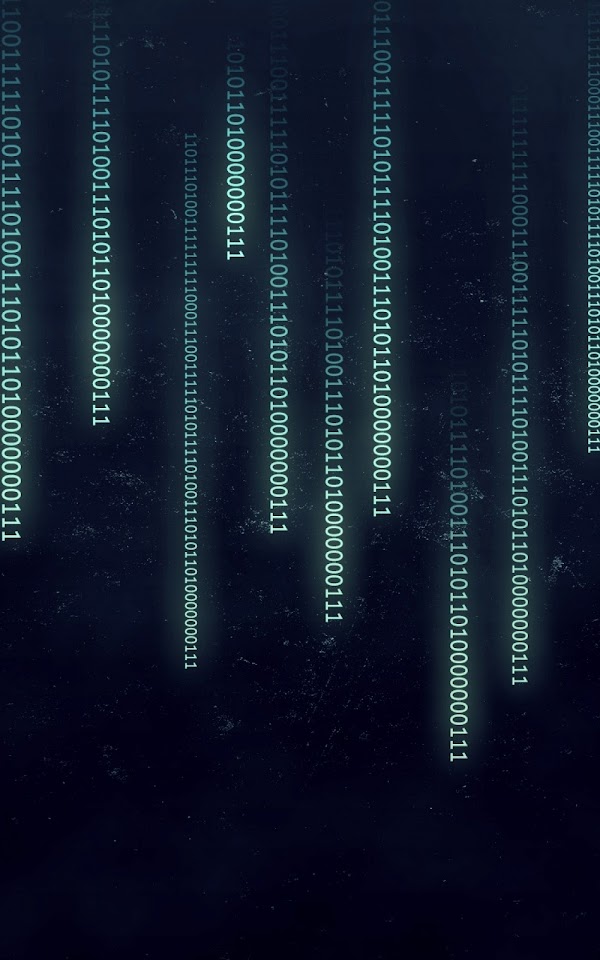 Binary Numbers Typography Matrix  Android Best Wallpaper