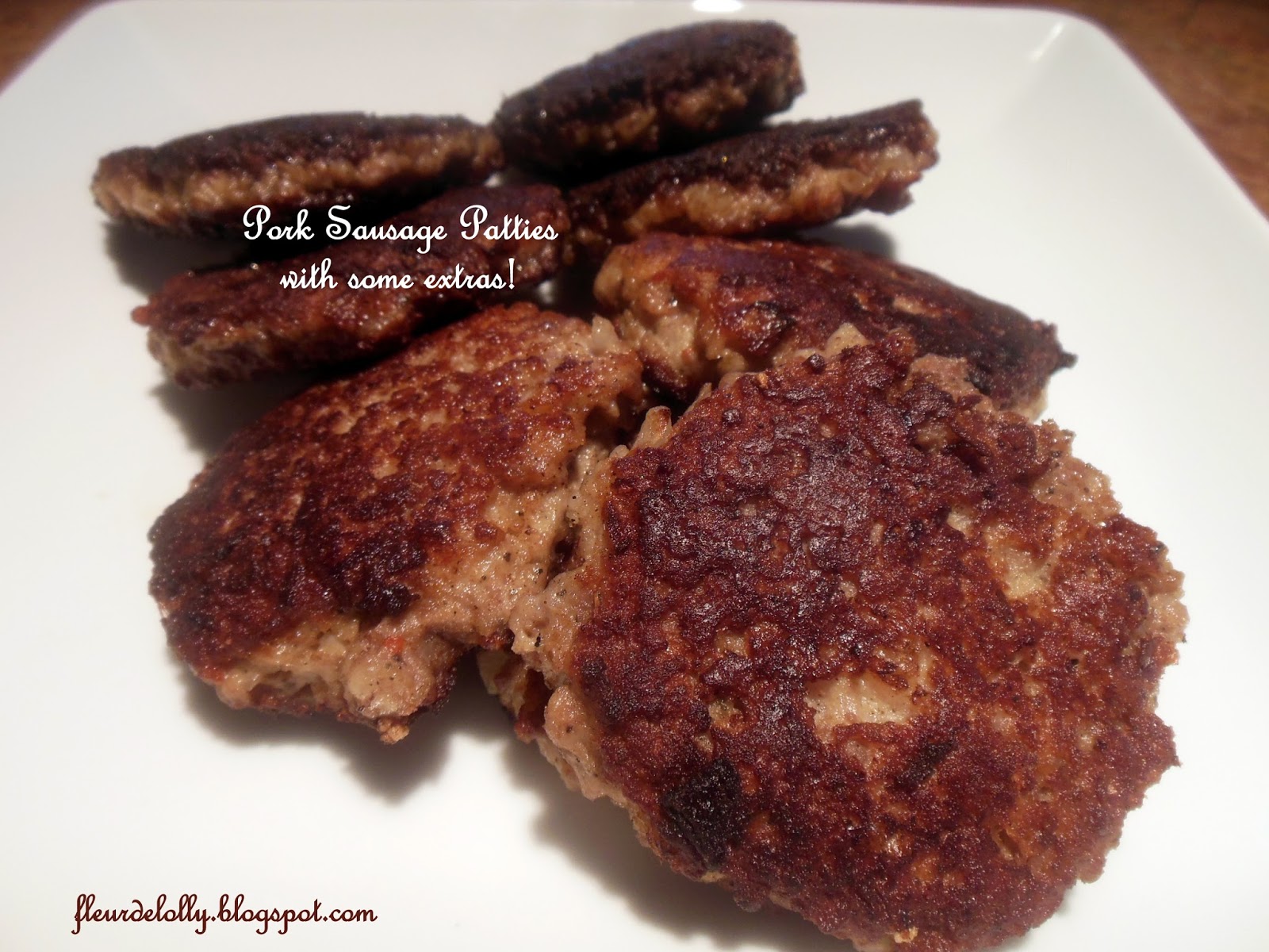 Fleur de Lolly Pork Sausage Patties (with some extras!)
