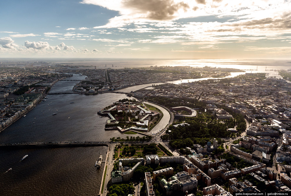 Санкт-Петербург с высоты птичьего полета (37 фото)