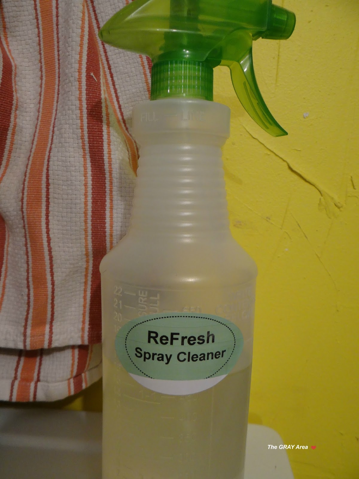 The GRAY Area ReFreshA DIY Sanitizing, Deodorizing, Cleaning Blend