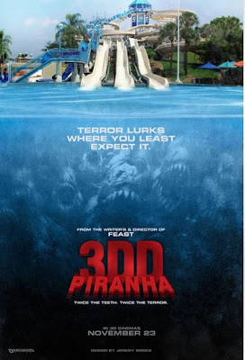 Primer póster de Piraña 3D 2 1