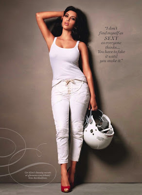 Kim Kardashian on Glamour Magazine