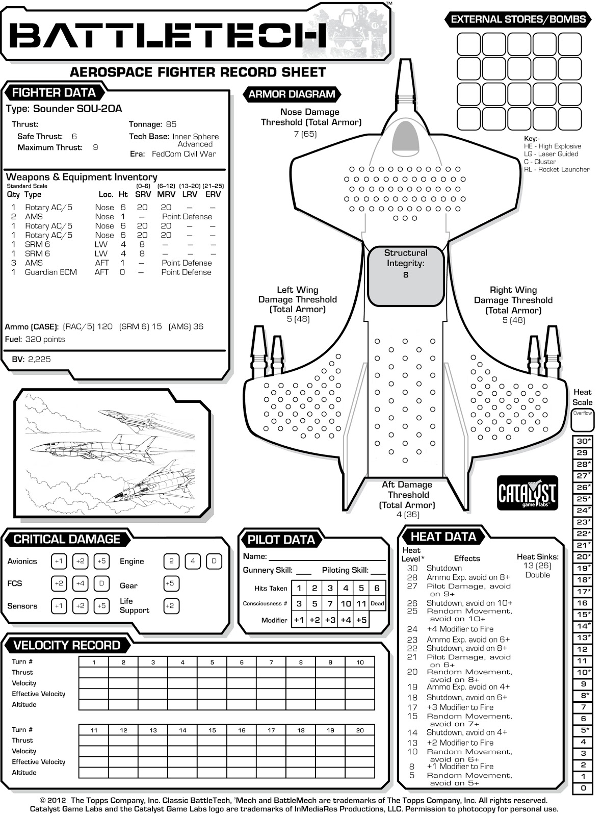 fillable battletech record sheets