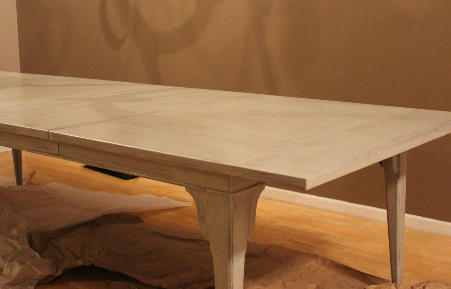 Total Basset Case How to Stain a Table in 5 steps