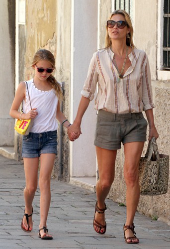 Kate Moss on holiday in Italy, sharing the top moments complicit with