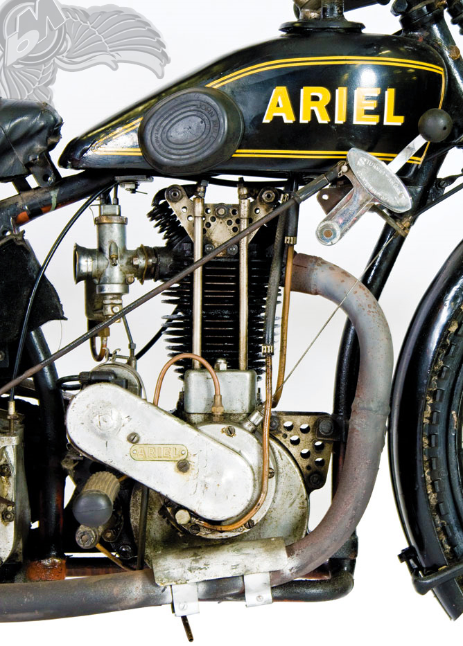 1927 ariel 500 model c ohv - motor right