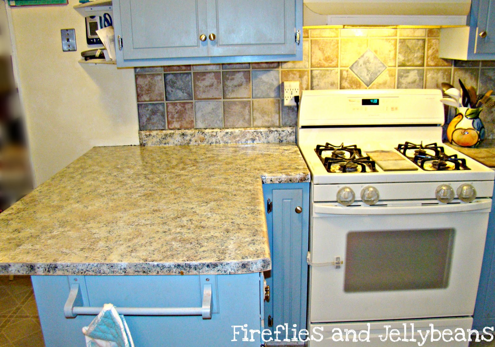 Fireflies and Jellybeans New Counter Tops for a New Year! {Howto!}